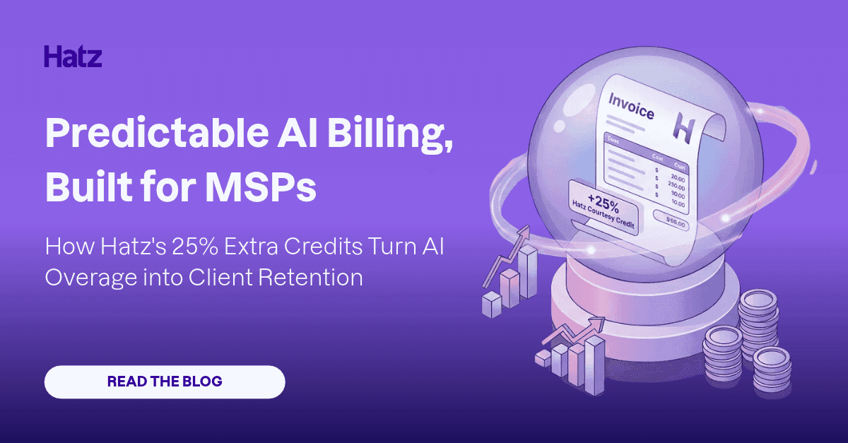 Predictable AI Billing, Built for MSPs