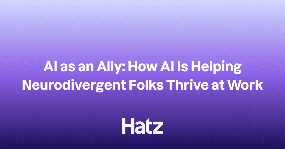 AI As An Ally