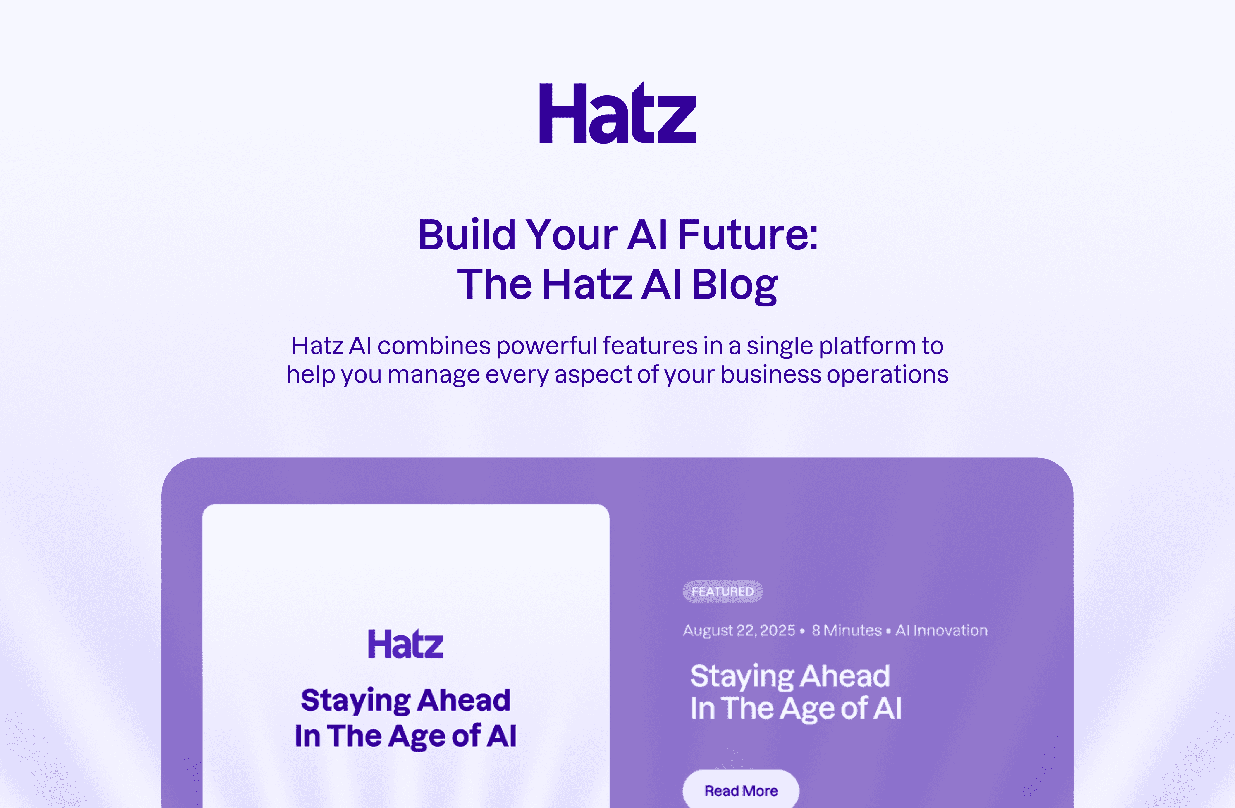 Build Your AI Future blog